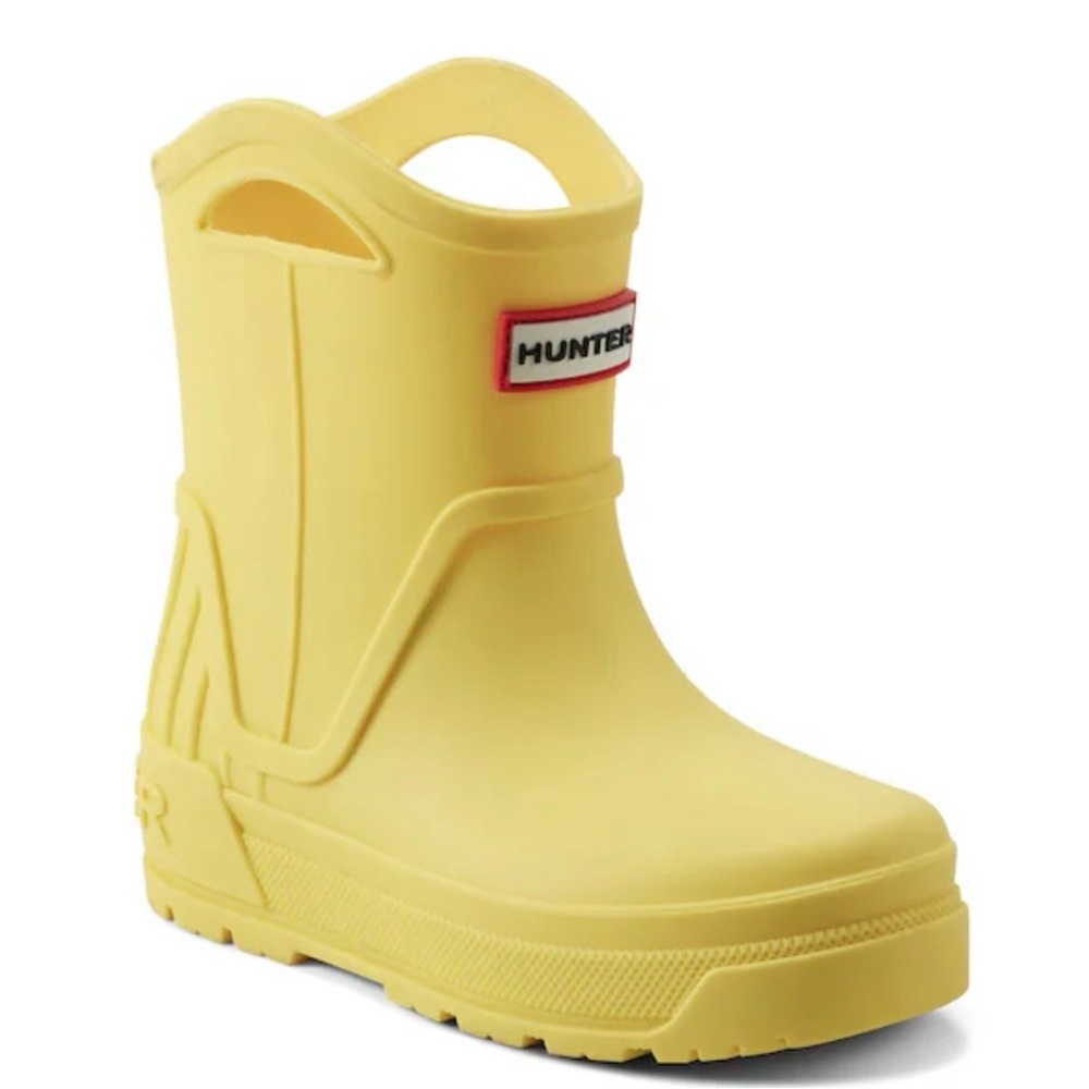NIB Hunter Kids' Bright Yellow Waterproof Rain Boots